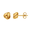 The Éternité Knot Earrings — 14K Yellow Gold