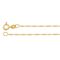 The Radiance Singapore Chain- 14K Yellow Gold